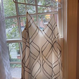 Black and White Short Dress